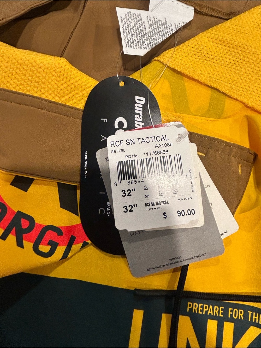 Reebok CrossFit Men’s Super Nasty Tactical Shorts. Size 32 Medium BNWT - Picture 3 of 4